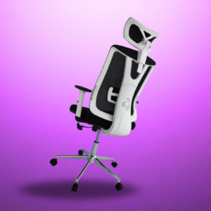 SILLA DE OFICINA TEORAMA PRESIDENTE PREMIUM | BLANCO - NEGRO
