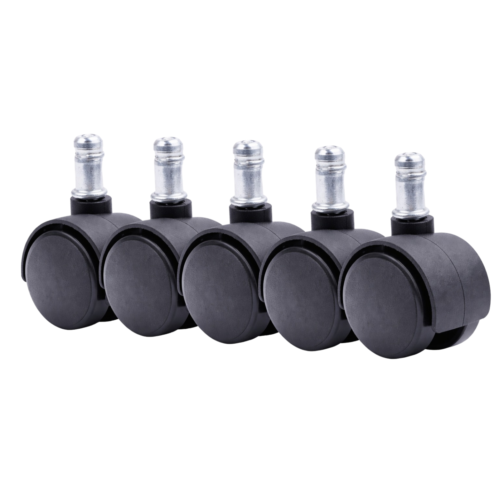 PARTES PARA SILLAS | SET DE 5 RUEDAS NYLON 50 MM