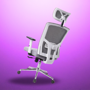 SILLA DE OFICINA ENCINO PRESIDENTE PREMIUM | BLANCO - GRIS