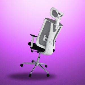 SILLA DE OFICINA TEORAMA PRESIDENTE PREMIUM | BLANCO - GRIS