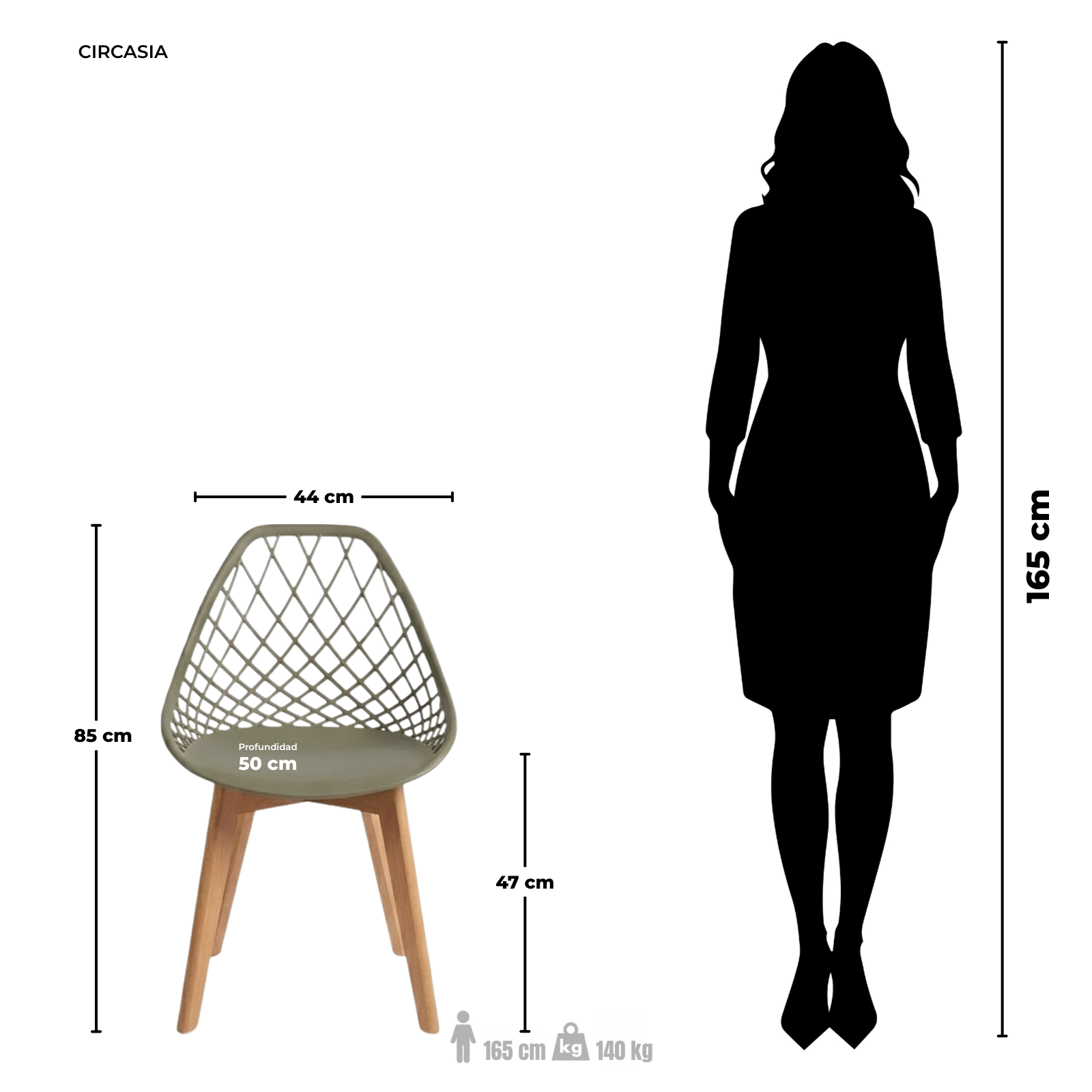 SILLA PARA RESTAURANTE, CAFETERÍA Y BAR CIRCASIA - Imagen 7