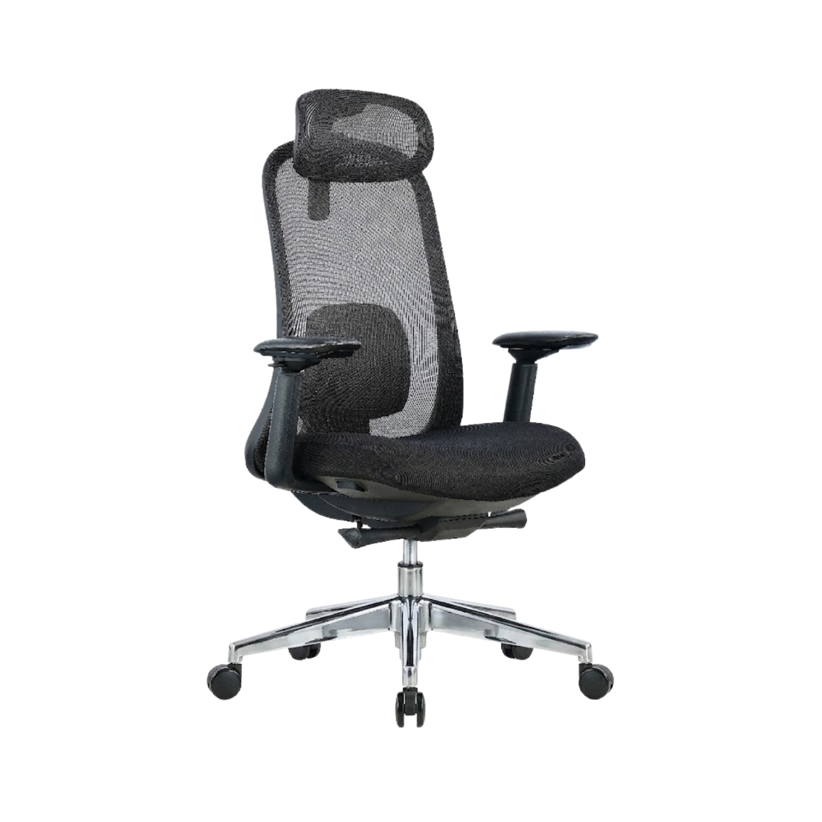 SILLA DE OFICINA CÁCERES PRESIDENTE PREMIUM | NEGRO