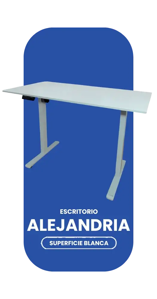 Escritorio Alejandria superficie blanca